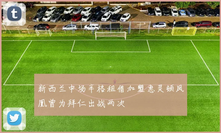 新西兰中场辛格租借加盟惠灵顿凤凰曾为拜仁出战两次